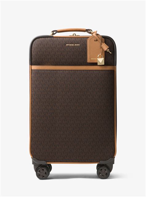 Michael Kors brown suitcase